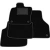 Generico Tappetini compatibili con Skoda Superb 3 2015-2024, bordo nero, kit tappetini auto personalizzati, set tappeti in velluto, tappeto auto