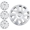 W-Parts SERIE 4 BORCHIE - 4 COPRICERCHI COPPE RUOTA 15 PER TOYOTA YARIS DAL 2014 ->
