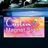 HBTTFR Adesivi magnetici personalizzati, Cartello magnetico per auto con Il Testo e Il Logo desiderati, Uso personale e pubblicitario, Cartelli magnetici per auto facili da progettare e stampare