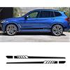 LMLZNP Auto Adesivi Decorativi Adesivi,Per BMW X5 E70 E53 F15 X3 F25 E83 X6 F16 E71 X1 F48 E84 X2 X4 F26 X7 M2 M3 M4 M5 M6 Adesivi per strisce laterali auto