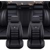 ZIROXI Auto Set Coprisedili per Alfa Romeo 159 Sportwagon (939B) 159 Sportwagon Q4 (939B) GT Q2 (937C) Car Seat Cover Personalizzati Protezioni Sedili Accessori,Blackstyle