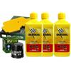 Generico 10W-40 Olio Motore Sintetico 4T + Kit Filtri compatibile con Kawasaki ER-6N 650 2006