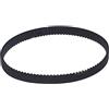 uvmgmync Cinghia dentata HTD 3M 240/243/246/249/252/255/258/261mm Larghezza 10/20mm Cinghia dentata con dente di sfregamento Passo della cinghia sincrona ad anello chiuso 3mm(3M 240(Teeth80),2pcs 10mm)