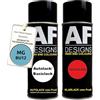 Alex Flittner Designs Auto Vernice Spray Set per MG BU12 Irish BlueBase Trasparente 2x400ml con vernice spray trasparente