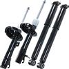 ATEC Germany BESTPRICE 4x ammortizzatore a gas a pressione anteriore e posteriore, compatibile con FORD FOCUS Mk1 Turnier (DNW)