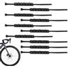 Xmccvt Catene da neve per pneumatici da moto, 50 cm, in nylon, antiscivolo, per biciclette e motociclette, 10 pezzi