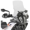 BRIXIAMOTO GIVI D7716ST Cupolino Alto Trasparente, Compatibile con KTM 790/890 Adventure (2023), 38,5 x 51 cm, 17 cm Più Alto dell'Originale
