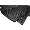 Audi kfzpremiumteile24 Tappetini in gomma Tappetini da pavimento in materiale originale nero in gomma nero a 2 pezzi