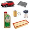 OP Kit tagliando 4 filtri + 5L olio Edge 5W-30 LL per Seat Ateca 2.0 TDI 2016+