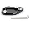 Bruce & Shark Supporto per piastra cavalletto laterale per F800Gs per F800 Gs 2008-2015 Nero