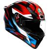 AGV K1 S Fastlap Casco, nero/rosso/blu, XL (61/62)