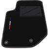Somer Car Tappetino Auto SOLO LATO GUIDA 1pz compatibile con Peugeot 2008 2020-2025 | 1 tappeto su misura in moquette, bandiera francia