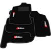 Somer Car Kit Tappetini Auto compatibili con Nissan Terrano 2-3 porte 1993-2007 | Set Tappeti in Moquette, ricamo ☐Edition, Tappeto auto su misura