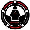 AZgraphishop PROTEZIONE TAPPO BENZINA IN RESINA 3D COMPATIBILE CON KAWASAKI ER-6N 2015 - 2017 GP-530 (Dark Red)
