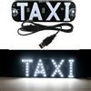 Generic Il segno del taxi ha condotto la luce per il parabrezza dell'automobile, parabrezza dell'indicatore della cabina con gli accessori del pannello delle luci di guida del taxi di USB (Bianco)