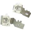 RFSHOP Alzacristalli 2 PEZZI CLIP FERRO KIT RIPARAZIONE REGOLATORE FINESTRA ELETTRICO CLIP SCORREVOLE Per Nissan Per Qashqai J10 JJ10 2 · J10 2007-2012 2013 2014 2015 Regolatore Finestrino