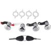 Viviance Cilindri Cilindro Serratura Porte compatibili con Renault Master 2 Mascott Opel Movano 2 Nissan Interstar 1998-2008 - 4 pezzi
