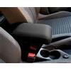Drive Design Bracciolo compatibile con Peugeot 2008 nuovo, dal 2020 Bracciolo NONTAGGIO PUNTI ORIGINALI con portaoggetti REGOLABILE in lunghezza in eco pelle nero - no viti e no staffe