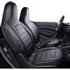 OUSIKA Pelle, Set di Coprisedili per Auto da 2 Pezzi, per Smart 453 Fortwo, Cuscino Traspirante Sedile Anteriore, Rivestimento Protettivo Antiscivolo, Accessori Decorazione di Interni,a