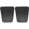 LEIFEIS Auto Pedali Poggiapiedi Per Kia Per Rio 3 YB JB UB SC 2007 2008 2009 2010 2011 2012 2013 2014 2015 2016 2017 2018 Gomma Freno Frizione Pedale Pad Copertura Pedaliera auto(2 piece)