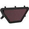 K&N Sistema di aspirazione aria fredda K&N: Filtro aria ad alto flusso per più potenza - compatibile con Ford Ranger 2011-2019 - Cod.: 57S-4001