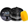 Generico Rinnova Plastiche Auto Nero 100ml, Ravvivante Plastiche Esterne E Gomme per Auto, Kit di Trattamento Rimozione Graffis, Ripristina La Brillantezza in Interni Ed Esterni