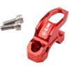 chennini Gancio CNC per moto Per SYM Husky Adv CRUISYM 150X 180 DRG158 GPX150 Supporto Per Pinza Freno Anteriore, Cilindro, Borsa, Gancio Per Casco(Red)