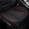 DZSFDGDDFGD Set Coprisedili Auto Per Ford Per Kuga Ice Silk + Coprisedile Universale In Pelle Per Auto Accessori Decorativi Per Interni Traspiranti(Nero rosso,Davanti)