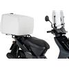 Puig 2328B Bauletti Moto Resistenti con Design Funzionale per Uno stoccaggio Sicuro e Un Trasporto Confortevole in Ogni Tipo di Percorso, Bianco