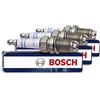Bosch 3x Originale BOSCH 0242229654 candela d'aensione super Plus FLR8LDCU+ CHARADE L2 1.0 03-07, CUORE 6 VI 03-07 TREVIS YRV 1.0; AGILA A 1.0 00-03 CALIBRA A 2.5 I V6, 1.0 C 1.0, SI