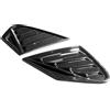 OOPUHKSY Per Ford Per Focus 2019 2020 ST-LINE MK4 Finestra Feritoie Laterali Vent Hatchback Accessori Auto ABS Trim Telaio In Fibra Di Carbonio Stile OOPUHKSY(fibra di carbonio)