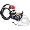 Wiltec Distributore diesel gasolio con pompa autoadescante 230V/550W 50 l/min e pistola
