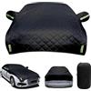 Generico Telo Copriauto Antigrandine Per VW Polo V Limousine 2014-2017,Copri Auto Anti Grandine Coperture Antigrandine Protezione Antipolvere Imbottito e Traspirante a475yug