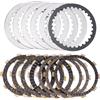 Road Passion kit piastra frizione dischi in acciaio e piastre di attrito 13 pezzi 90232211000 90232010100 90232110000 Compatibile con 390 d-u-k-e 2015-2023/390 Adventure 2020-2023（base di colla）
