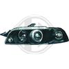 in.pro. in.pro Coppia fari anteriori FIAT PUNTO 93-99 ANGEL EYES nero con freccia