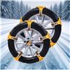 Generic Catene da neve per Suzuki Jimny (1998-Present),10 Catene Antiscivolo Invernali - Tenuta Sicura su Ghiaccio, Montaggio Rapido, Materiale Resistente, Protezione Annuale