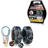 A2ZWORLD Catene Da Neve 140/80R13, 145/80R13,155/70R13,165/60R13,165/65R13,175/60R13,185/55R13,195/45R13,135/80R14,155/65R14,165/55R14,165/60R14