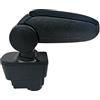 J/J Bracciolo Compatibile con Fiat Grande Punto '06 Fiat Linea da '07 Tessuto Nero con Vano Portaoggetti Bracciolo