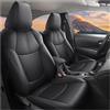 YSQOJF Coprisedili Auto Per Toyota Per Corolla Cross SUV 2022-2025 Coprisedili Per Auto In Pelle Impermeabile Copri Sedile(Nero)