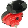 Mintice Clacson per camion e veicoli elettrici, 12 V, 24 V, livello sonoro 110 dB, rosso