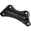 Bid4ze Nero Antiscivolo per 1 di bloccaggio Ape Appendini Manubrio Morsetto Manubrio Alzata Morsetto Superiore per Harley Softail Dyna Sportster modelli 1997-2023