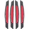 ZYTC Protezioni per Portiere Auto Protezioni paracolpi per paraurti Scratch Anti-collisione Paraspigoli per Protezioni antiribaltamento Accessori per Auto (Rosso)
