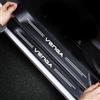 RIDGOEL 4 Pezzi Adesivi per Battitacco per Kia Venga Adesivi Soglia Auto in Fibra di Carbonio Protezioni per Davanzali per Porte Auto (Venga)