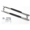 J&J AUTOMOTIVE Pedane Laterali per Suzuki Jimny 3-Porte 1998-2018, Sottoporta Minigonne, Set da 2 Pezzi, e Tubi in Acciaio Inox, Materiale di Montaggio Incluso