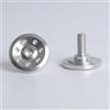 Generico Viti for sedile posteriore moto for Ducati Monster 696 695 796 795 1100 Bullone fisso for copertura carenatura in alluminio Viti for fori Decorazione(Silver)