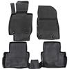 J&J AUTOMOTIVE Tappetini Auto in Gomma su Misura per Mazda CX-3 Dal 2015, Set da 4 Pezzi, 3D - con Bordo Alto, Antiscivolo, Inodore, Colore Nero, TPE