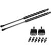 Generic Puntoni per portellone posteriore, 1100 N, 300-600 mm, barra di supporto per ammortizzatore, molla a gas, supporto per sollevamento, adatto per letto, auto, cofano, cofano posteriore, camper, autobus
