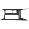 MEIZIYU Adesivo decorativo portabicchieri, adatto for Ford, Focus 2022-2024 ABS Fibra di carbonio Car Center Console Copertura Trim Adesivo Accessori Copertura decorativa portabicchieri per console ce
