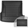 FROGUM ProLine 3D Esclusivo Tappetino Vasca Baule Bagagliaio in gomma perfetto per Volkswagen Passat B5 1996-2005 | Comodo organizzatore | Bordi più alti