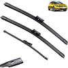 Autopixl Set compatibile con VW Golf 7 5G1 VII MK7 Variant 2012-2020 tergicristallo anteriore posteriore parabrezza parabrezza Alltrack Sportsvan GTE GTD GTI R (Color : RHD, Size : Front Rear)